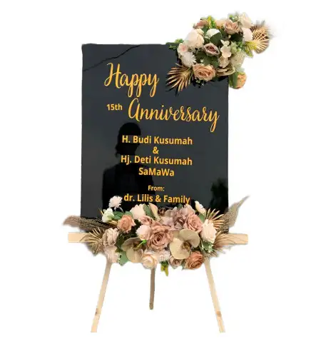 Papan Bunga Akrilik Karang Suraga