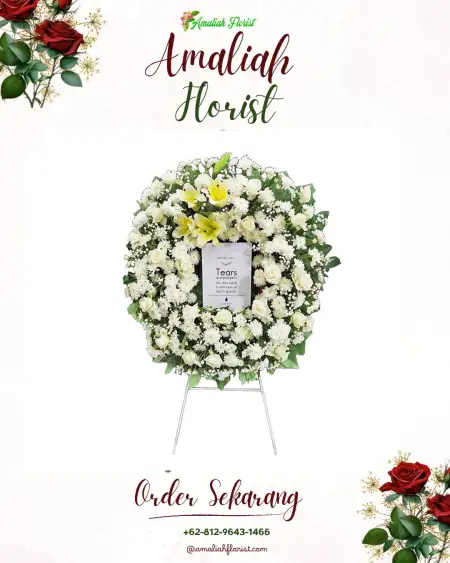 Krans Bunga Duka Karang Suraga