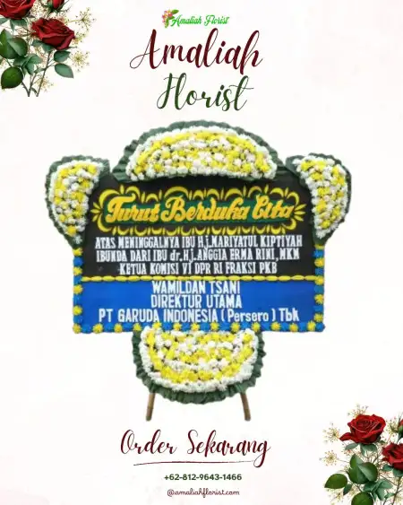 Papan Bunga Duka Karang Suraga